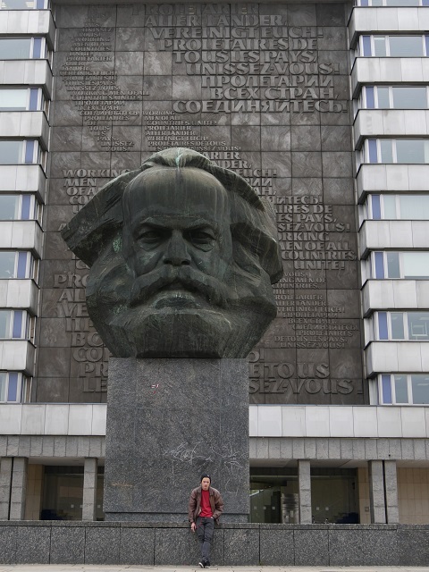 Karl Marx-Kopf in Chemnitz