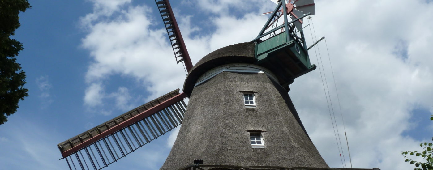 die Windmühle Johanna in Hamburg-Wilhelmsburg